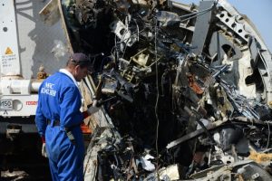 Второй самолет с телами погибших при крушении А321 вылетел в Петербург