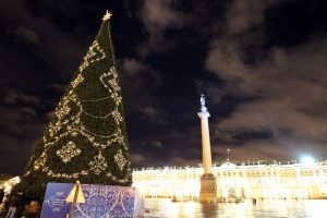 На Дворцовой площади Петербурга в новогоднюю ночь будет паспортный контроль