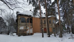 КГИОП: У дачи Кочкина в Сестрорецке обрушилась часть фасада
