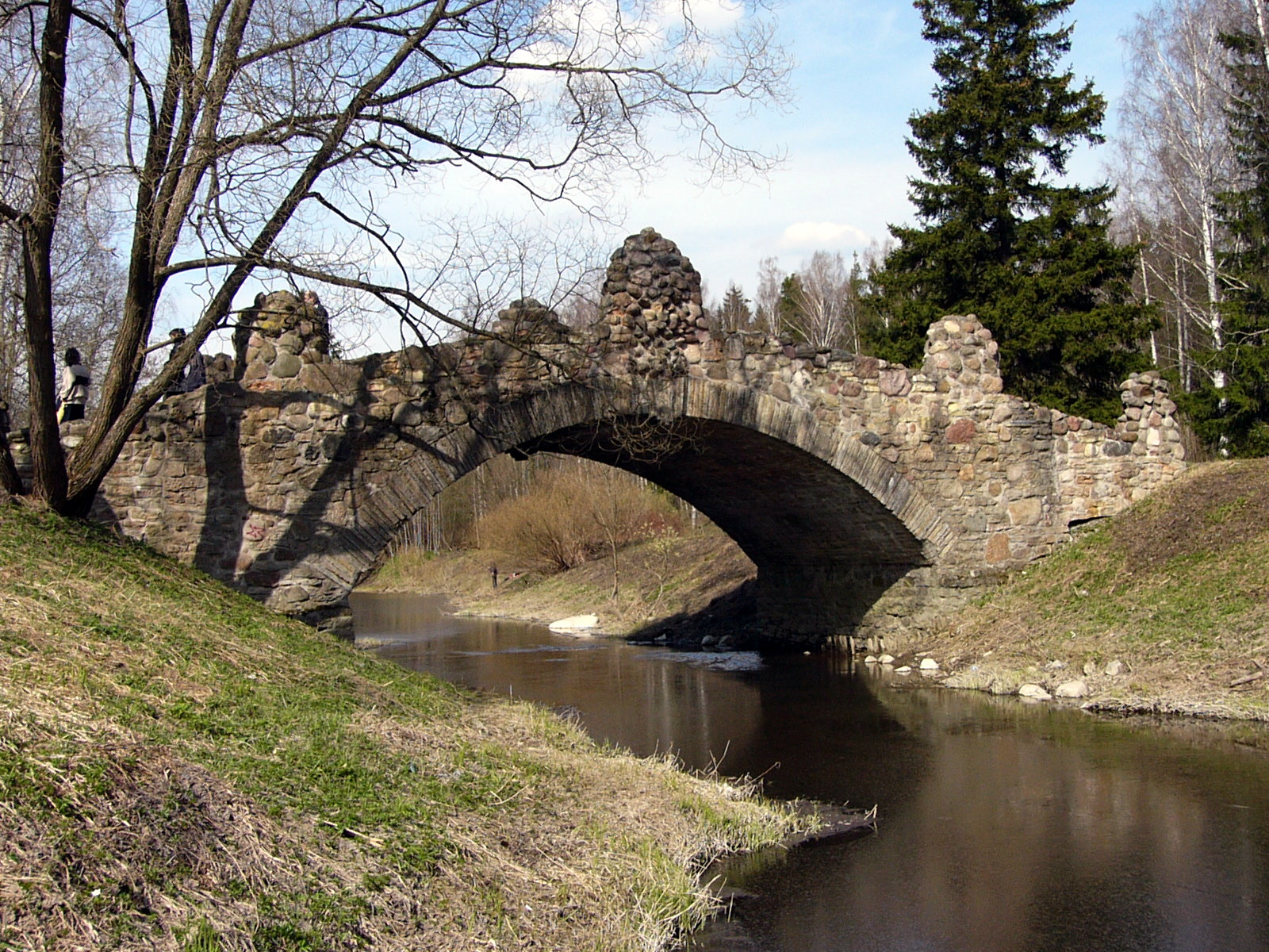 Павловский парк Новосильвийский мост