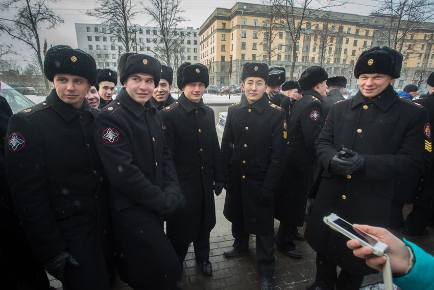 Курсанты 4 курса Военного инженерно-технического университета