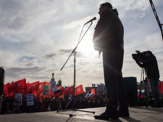 митинг за ввод войск в Крым 09.03.2014