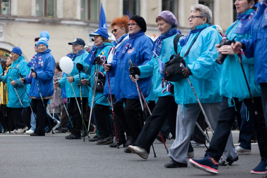 пенсионеры, первомай, марш, митинг, демонстрация, единая россия