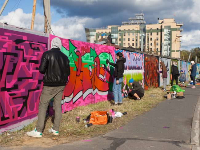 стритарт граффити стена свободного творчества