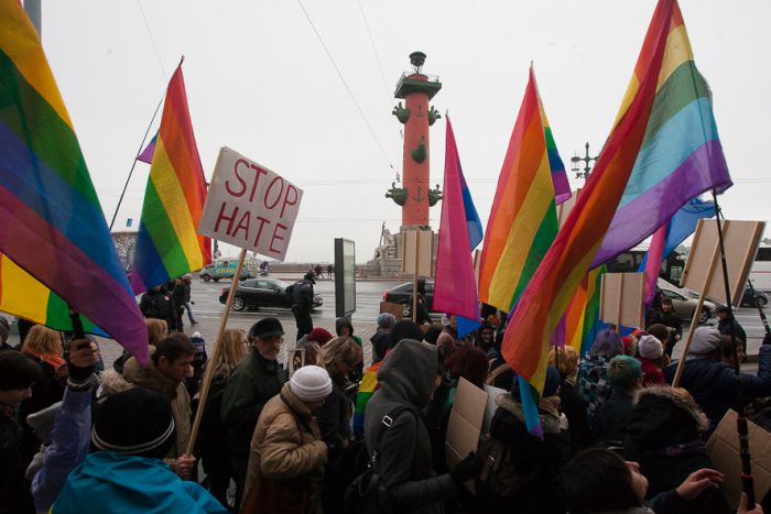 марш против ненависти оппозиция демпет лгбт митинг