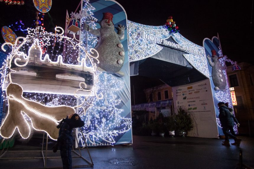 новый год елка ярмарка