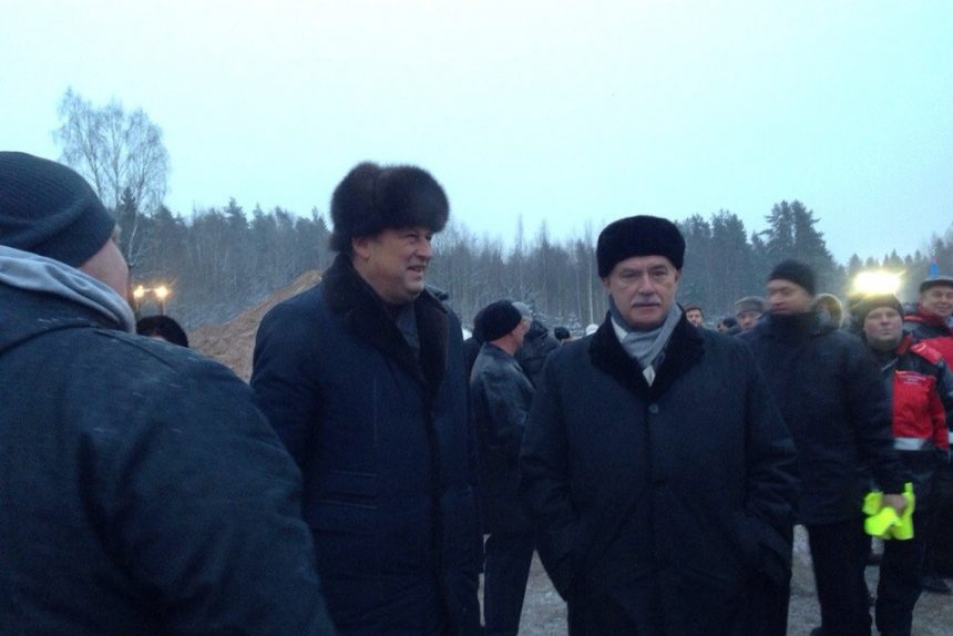 начало строительства полос трассы скандинавия полтавченко