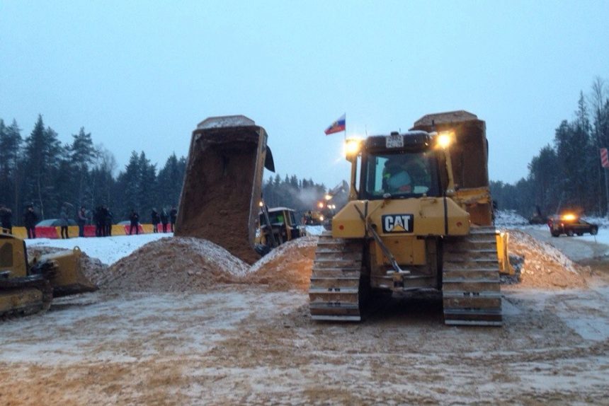 строительство дорог, трасса скандинавия