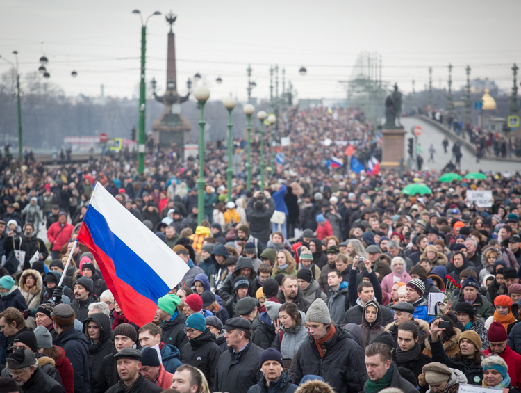марш митинг памяти немцова в петербурге