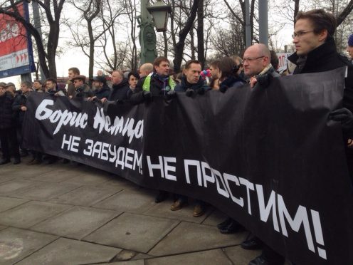 марш оппозиции памяти бориса немцова
