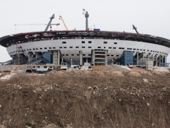 строительство зсд стройка намыв новокрестовская крестовский остров строительство моста стадион