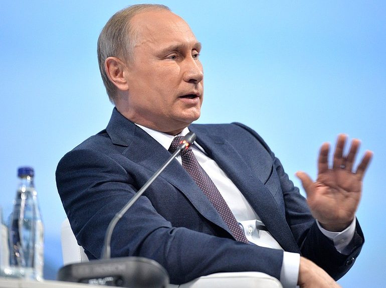 Путин на пмэф 2015