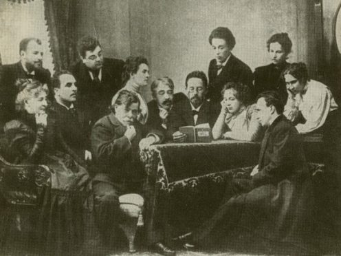 Чехов читает "Чайку" артистам МХТ, 1899 год