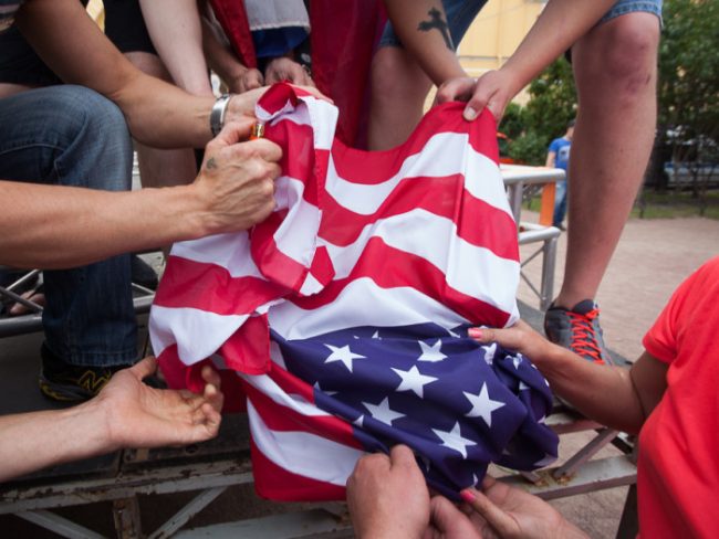 день ВМФ моряки флаг сша американский