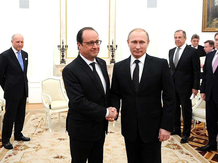 олланд и путин