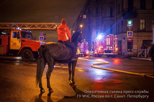 пожар на фонтанке