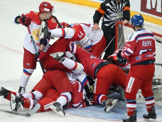 хоккей россия чехия