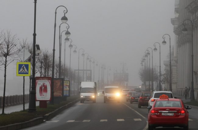 туман петербург