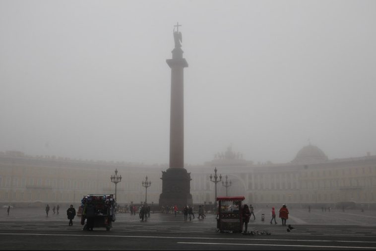 туман петербург дворцовая площадь