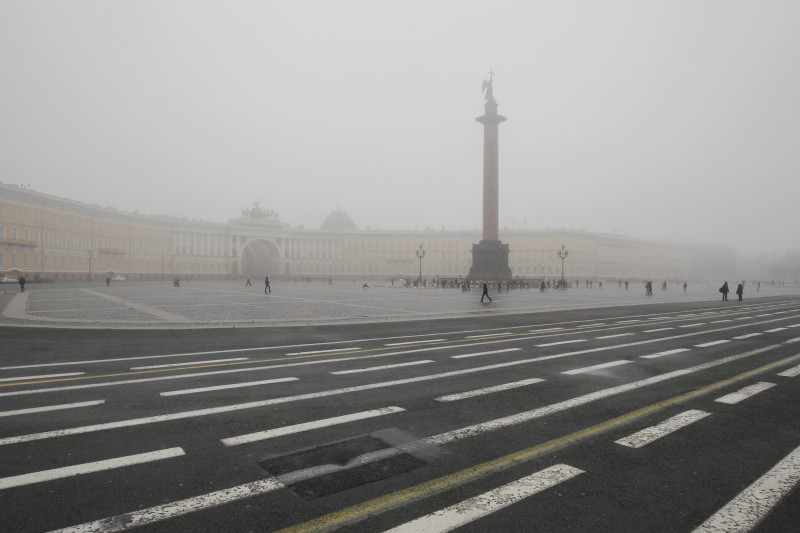 туман петербург дворцовая площадь