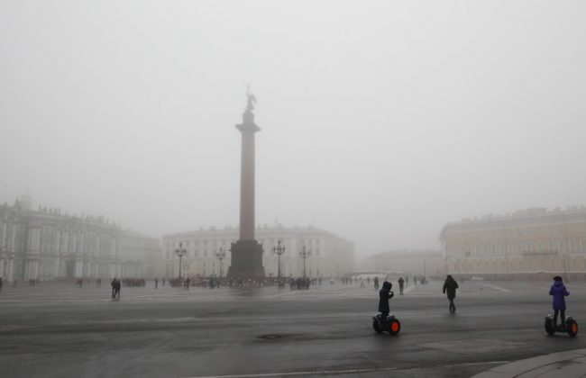 туман петербург дворцовая площадь