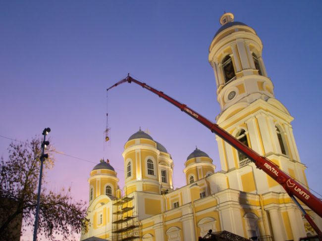 Водружение крестов на Князь Владимирский 17 декабря 2015(2)