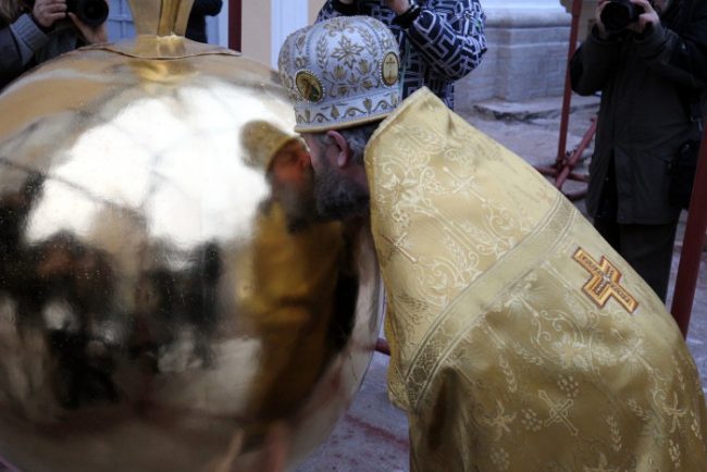 освящение крестов князь-владимирского собора