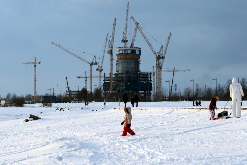 лахта-центр газпром парк 300-летия санкт-петербурга