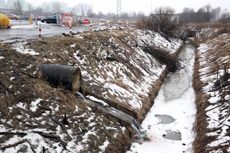 канализация дренаж грязная вода загрязнение окружающей среды экология