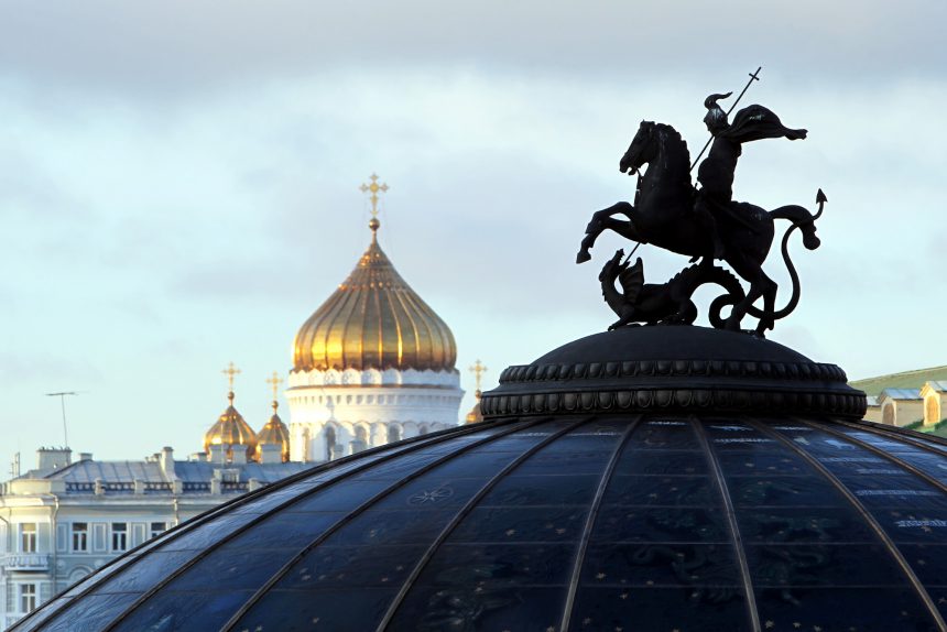 Москва Манежная площадь храм Христа Спасителя