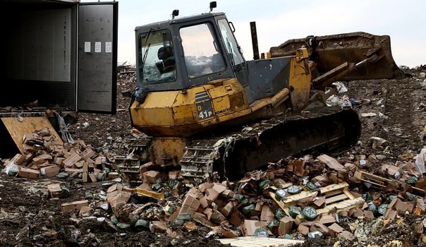 Россельхознадзор уничтожение санкционного сыра экскаватором санкции эмбарго