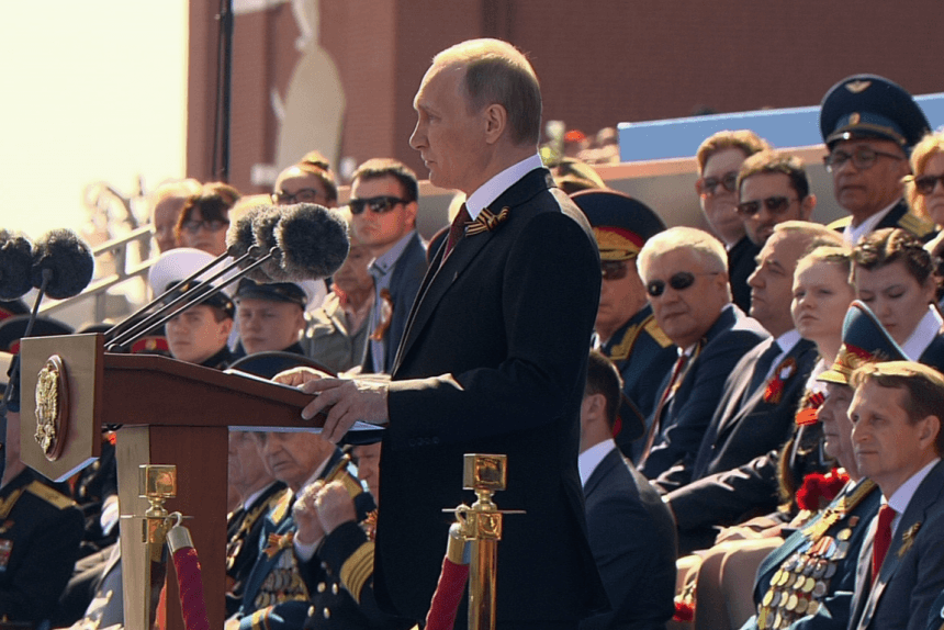 день победы 2016, Владимир Путин