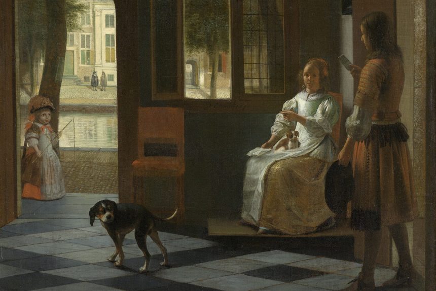 питер де хох письмо картина с айфоном iphone