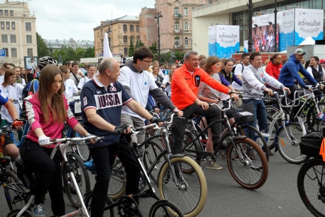 большой велопарад 2016 велосипедисты велодвижение вице-губернатор игорь албин