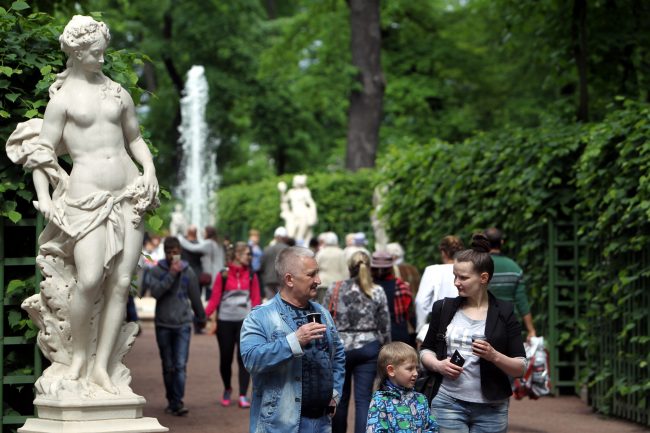 фонтаны летний сад статуи скульптуры