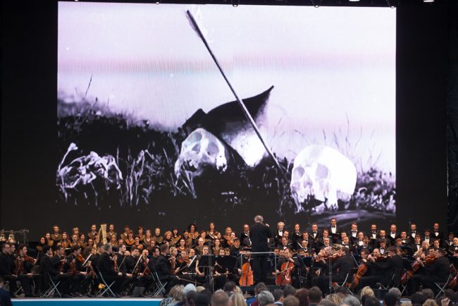 концерт на дворцовой площади фестиваль петербургские каникулы музыка кино сергей прокофьев