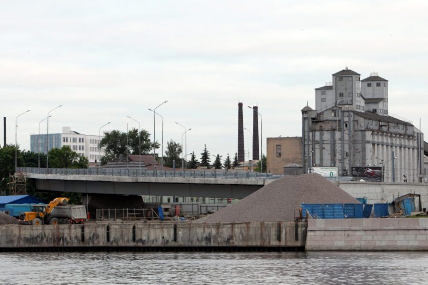 дорожное строительство развязки на пересечении обводного канала и проспекта обуховской обороны