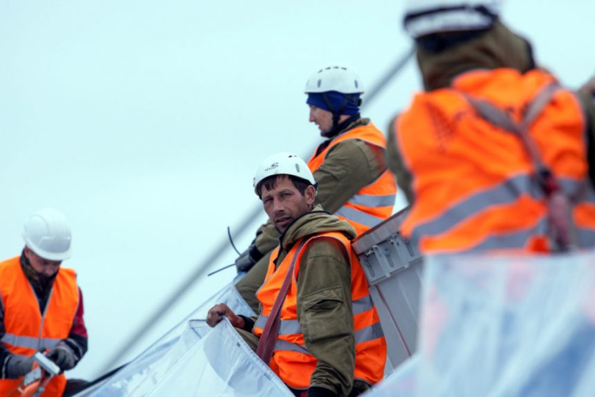 установка мембранной кровли стадион зенит-арена крестовский остров