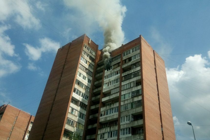 пожар в общежитии на проспекте ударников