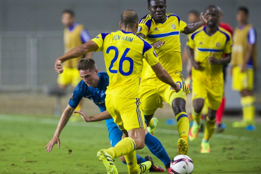 футбольный матч Зенит - Маккаби