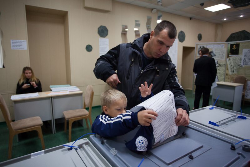 выборы участок Полтавченко урны уик