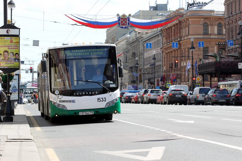 автобус № 7 невский проспект выделенная полоса