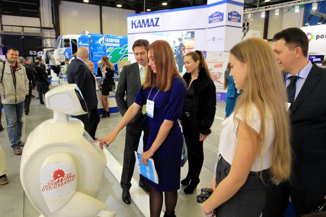 петербургский международный газовый форум робот промобот