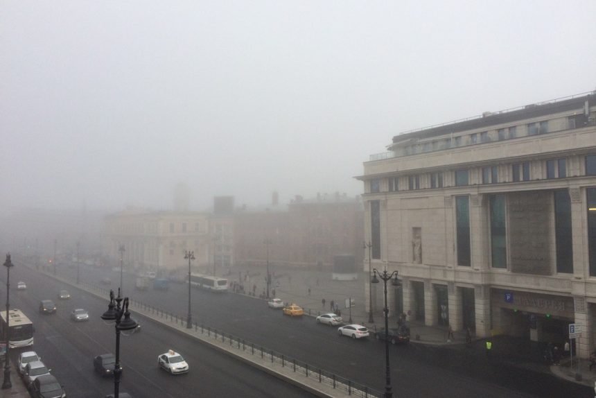 Туман, Петербург