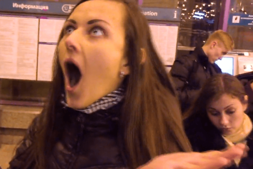 flashmob-metro флэшмоб