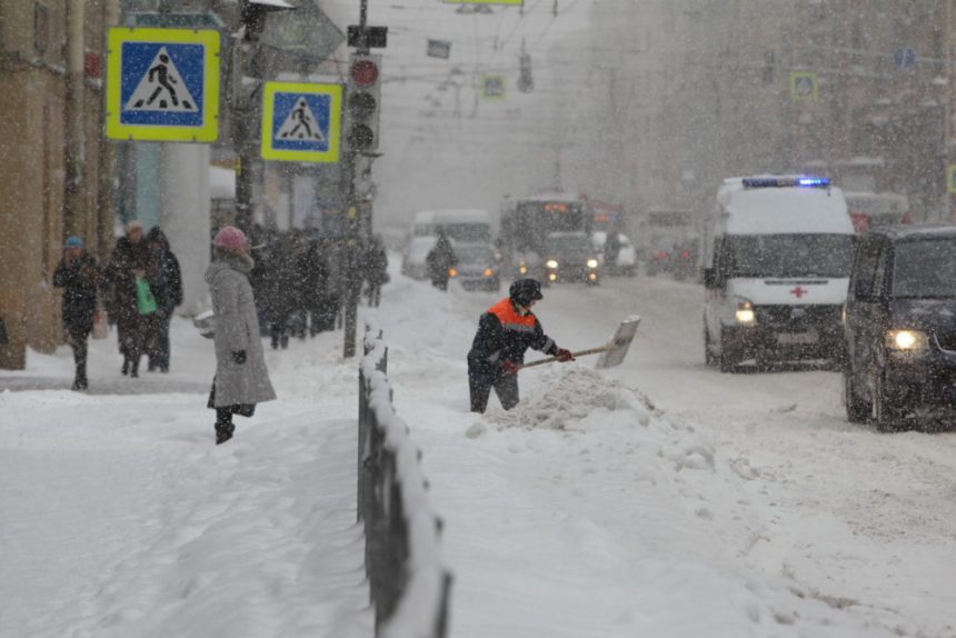 снег снегопад