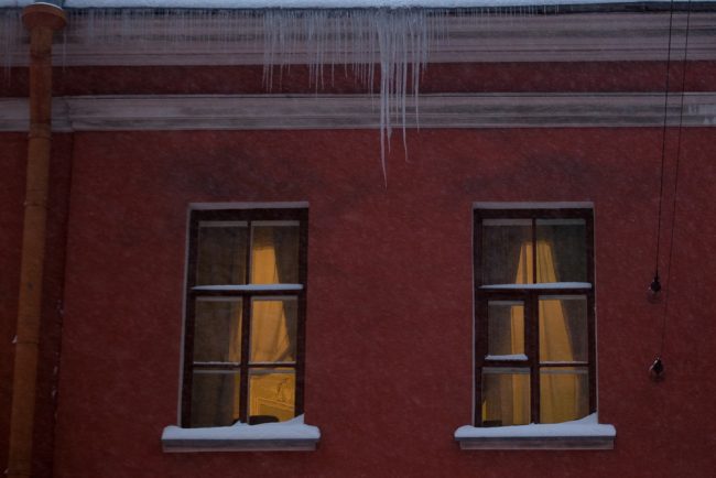 сосульки сосули зима в Петербурге