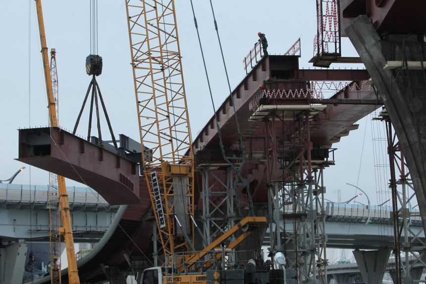 Яхтенный мост строительство