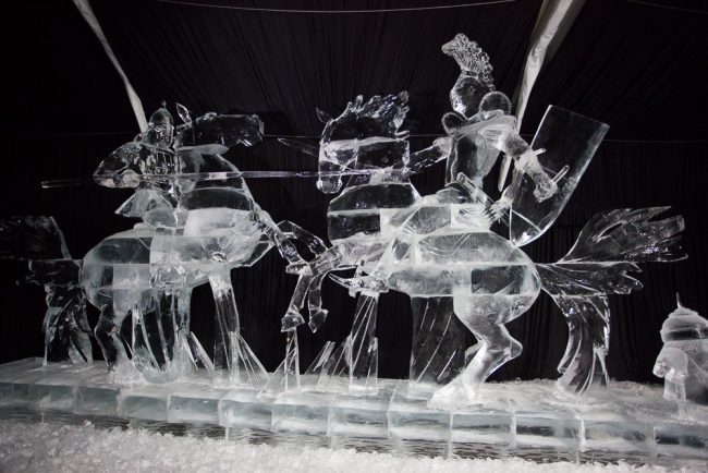 фестиваль ледяных скульптур