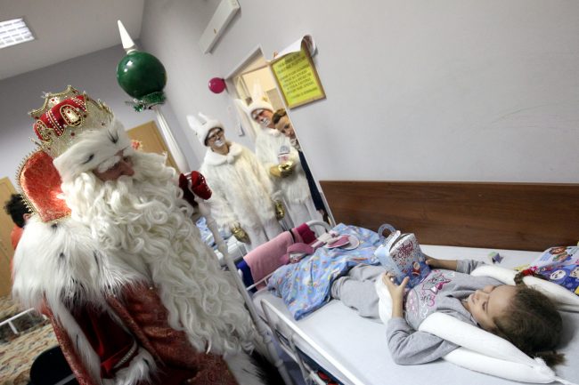 Всероссийский Дед Мороз детская больница № 2 святой Марии Магдалины